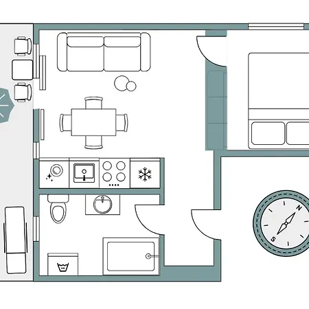 Apartment Berg & Wald